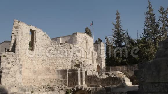 耶路撒冷的贝塞斯达和圣安妮教堂视频的预览图