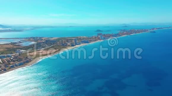 空中观景西班牙拉曼加长沙的风景如画视频的预览图