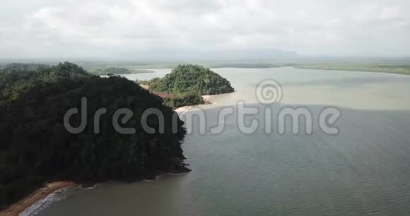 沙捞越三邦马来西亚风景秀丽的三邦村视频的预览图