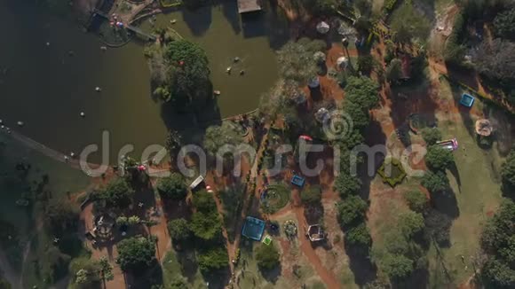 非洲内罗毕城市公园鸟瞰图视频的预览图