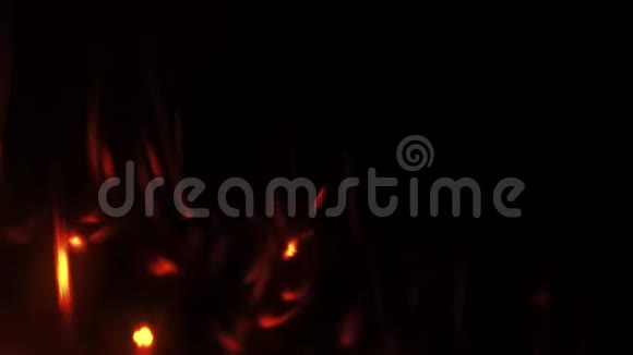 闪烁的红橙色模糊光视频的预览图