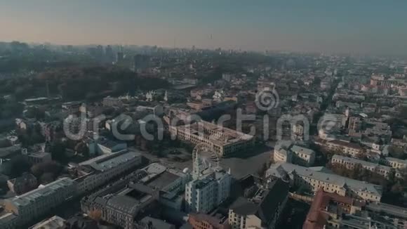 基辅的空中景色视频的预览图