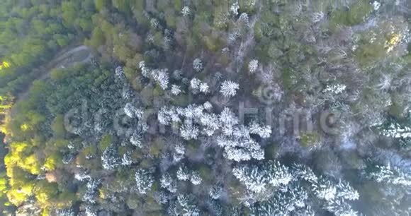4k无人驾驶飞机在冬天射杀了亿万城堡视频的预览图