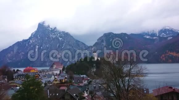 山上的雨奥地利的特拉肯基申视频的预览图