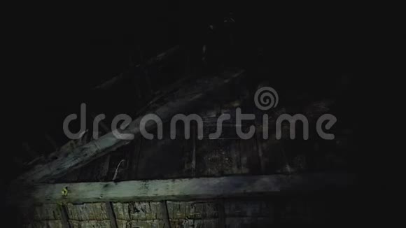 古木屋夜间暗影游戏时间视频的预览图