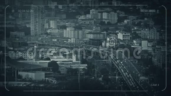 中央电视台主要高速公路穿过城市视频的预览图