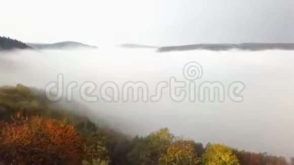 莫塞尔山谷的晨雾视频的预览图