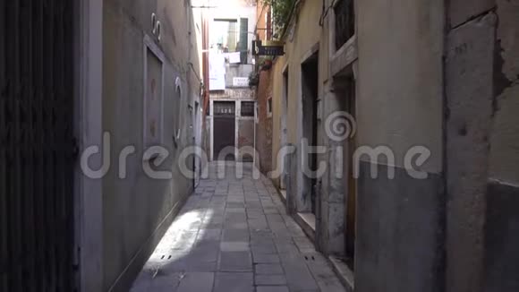 意大利威尼斯街头步道志云视频的预览图