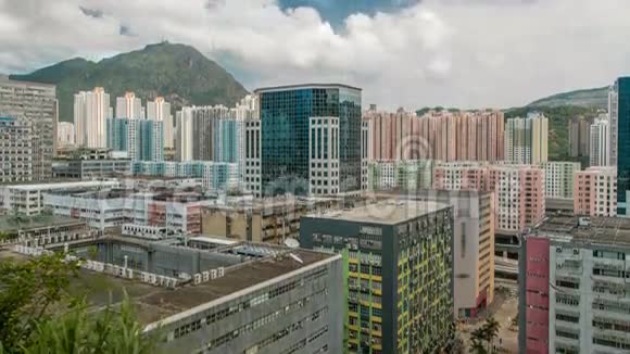 香港金融城市时代建筑日景视频的预览图
