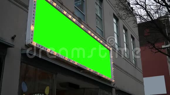 绿幕灯标志营业视频的预览图