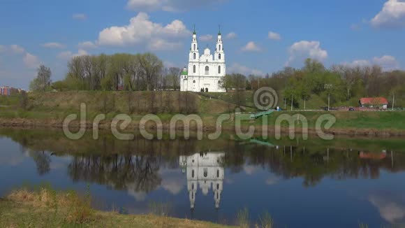 圣索菲亚的风景四月天波兰茨克俄罗斯视频的预览图