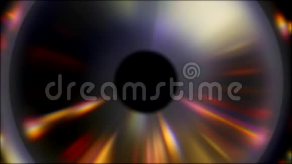 发光光束绕去焦的霓虹灯运动视频的预览图