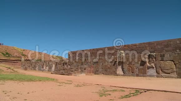 卡拉萨亚墙和门蒂瓦纳库玻利维亚视频的预览图