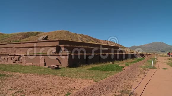 重建Tiwanaku墙拉巴斯玻利维亚视频的预览图