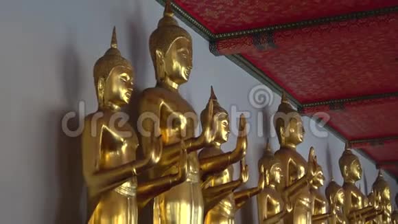 佛像雕塑老佛寺瓦佛泰国曼谷视频的预览图