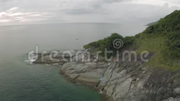泰国普吉岛热带海域4K无人驾驶飞机视频的预览图