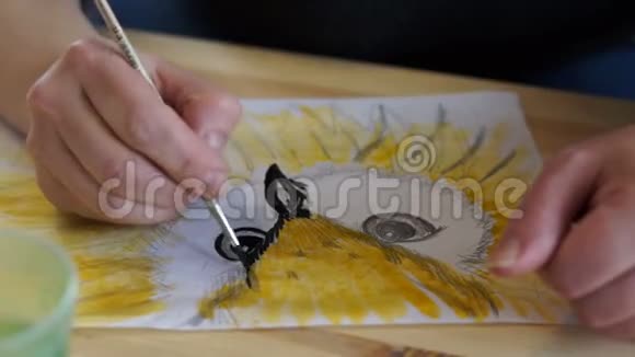 猫头鹰的特写照片视频的预览图