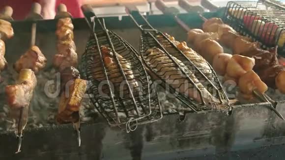 肉和鱼在布拉齐尔视频的预览图