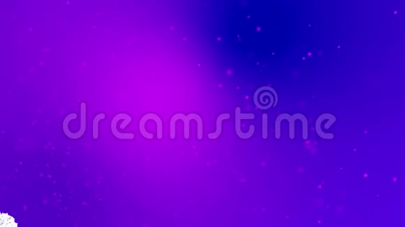抽象花在屏幕角落的紫色背景上视频的预览图