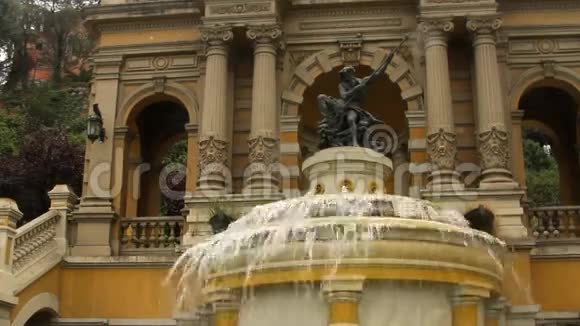 智利圣地亚哥喷泉视频的预览图