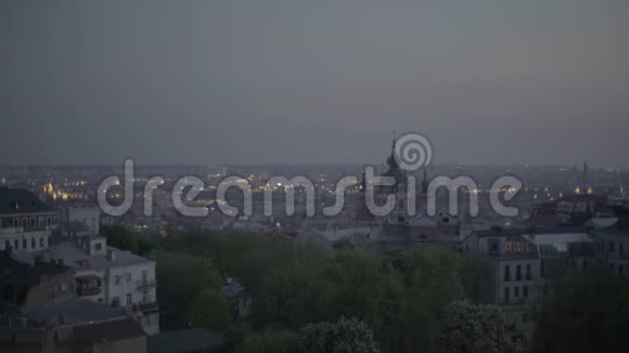 早上黎明的基辅乌克兰视频的预览图