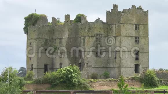 爱尔兰坦普尔莫尔附近的洛莫城堡遗址视频的预览图