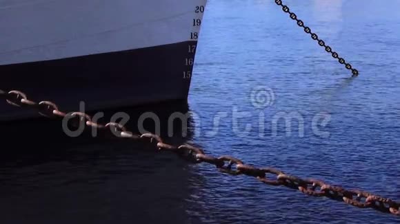 港口船舶锚链封闭视频的预览图