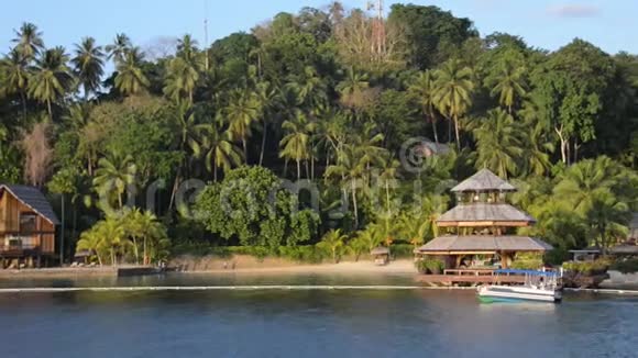 菲律宾达沃市萨迈勒岛帕罗灯塔珍珠农场海滩度假胜地视频的预览图