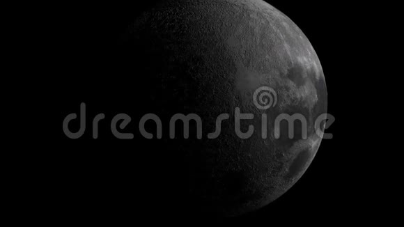 飞过月球表面三维渲染视频的预览图