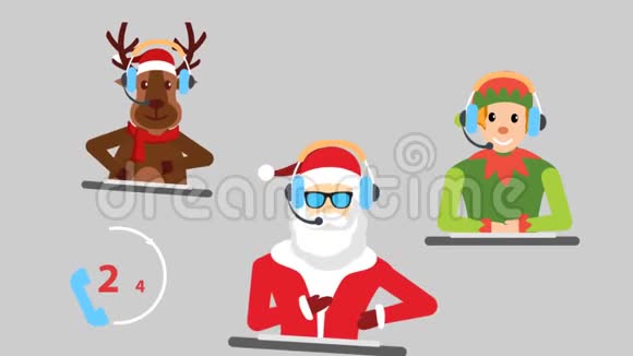 圣诞老人和求助热线视频的预览图