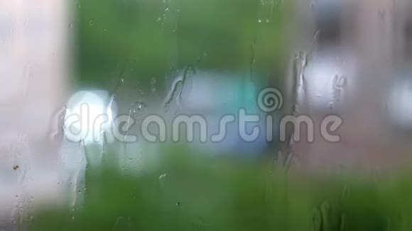 窗雨背景分散视频的预览图