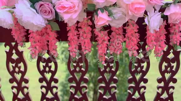 泰国婚礼花和装饰婚礼视频的预览图