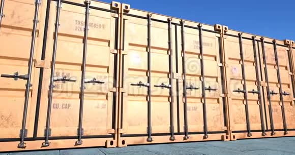 排货物运输集装箱视频的预览图