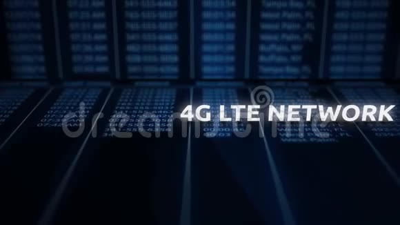 通过文字4GLTE网络在数字手机账单上滑动视频的预览图