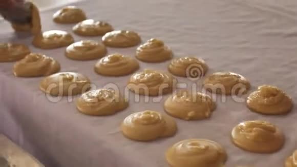 手工制作椰子糖生产真正的椰子糖用椰子花蜜制成视频的预览图