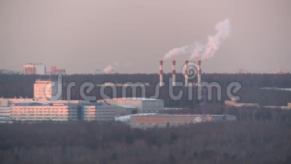 大工厂的工业全景视频的预览图