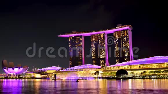 新加坡滨海湾金沙酒店时光飞逝视频的预览图