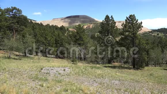 科罗拉多州克里普尔溪4K以上的维克多金矿景观视频的预览图
