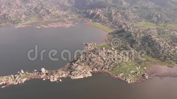 土耳其aydinbafa湖空中景观视频的预览图