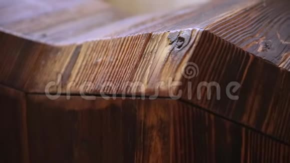 木制设计家具平底锅视频的预览图