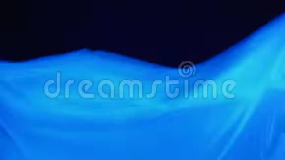 紫外线下白色波浪织物视频视频的预览图