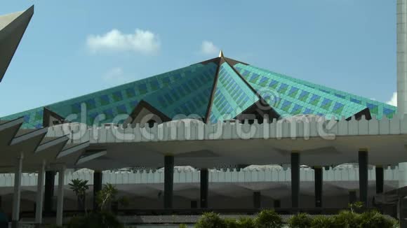 马来西亚国家清真寺屋顶KL视频的预览图
