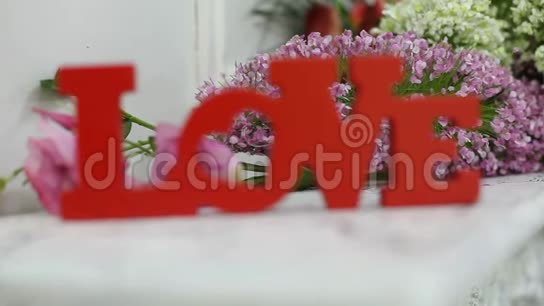 婚礼用花桌装饰花饰婚礼用花桌婚礼花店视频的预览图