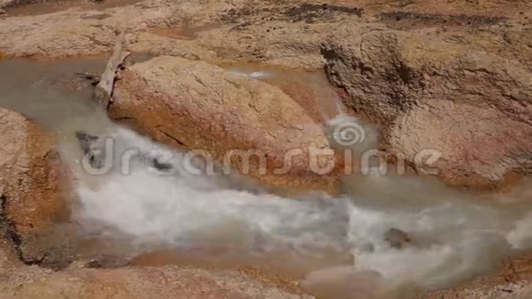 沙漠中的瀑布视频的预览图
