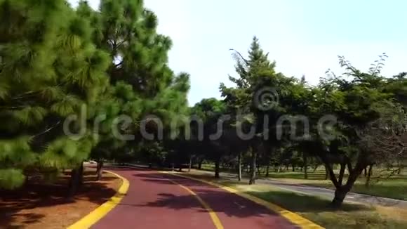 在大都会公园骑自行车视频的预览图