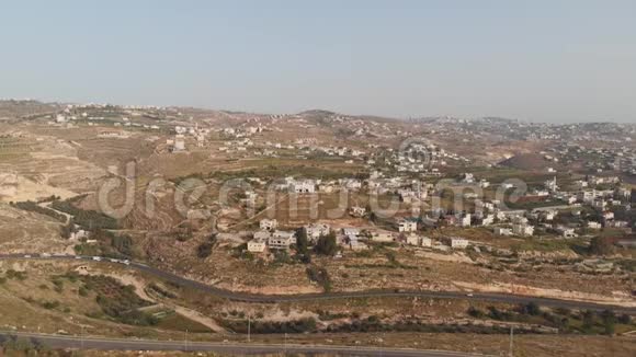 伯利恒南部郊区巴勒斯坦权力机构从无人机上看视频的预览图