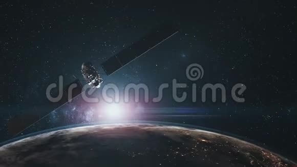 Rosetta空间探测器地球上有太阳能电池板视频的预览图