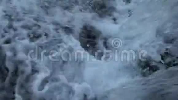 水和泡沫背景视频视频的预览图