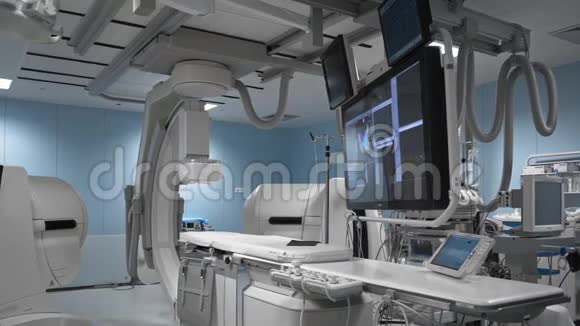 现代医学概念医学诊断机器人磁导航系统视频的预览图
