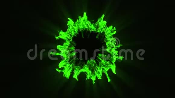 10绿色粒子冲击波覆盖图形元素卷2视频的预览图